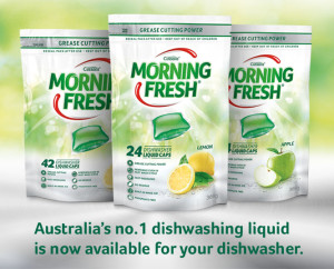 Australia's no.1 dishwashing liquid is now available for your dishwasher.