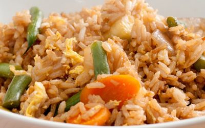 Fried Brown Rice and Vegetables Recipe