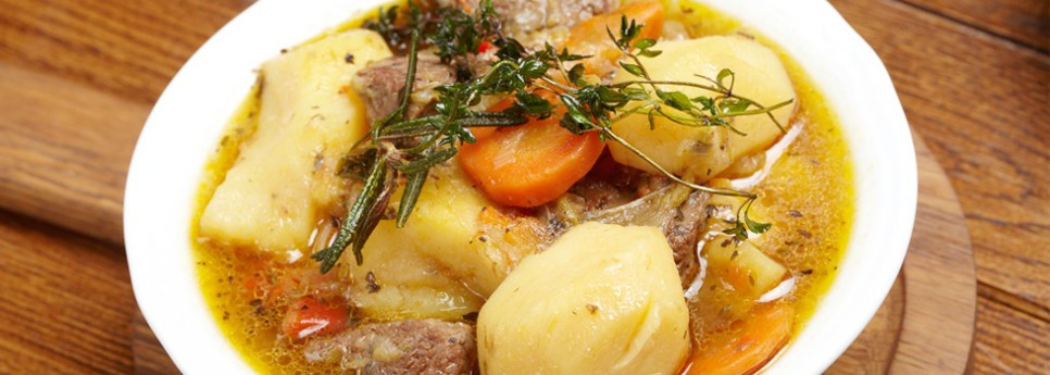 Potato and Veggies Beef Soup Recipe