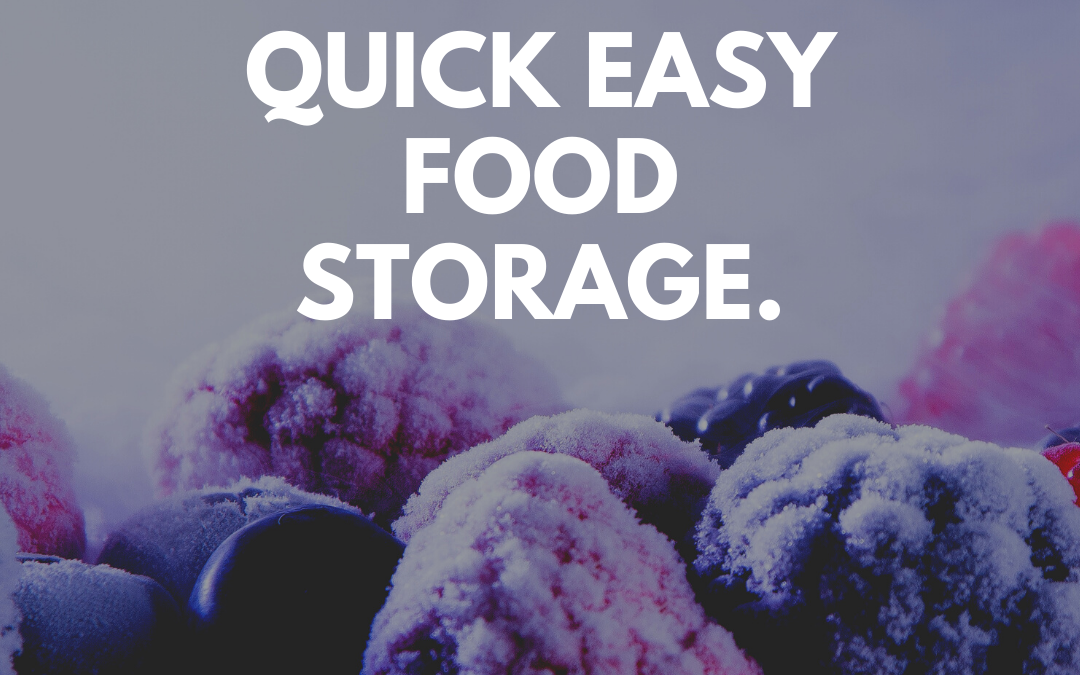 Quick Easy Food Storage Ideas